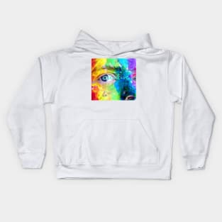 Let's Create Some Art Together - Lifes Inspirational Quotes Kids Hoodie